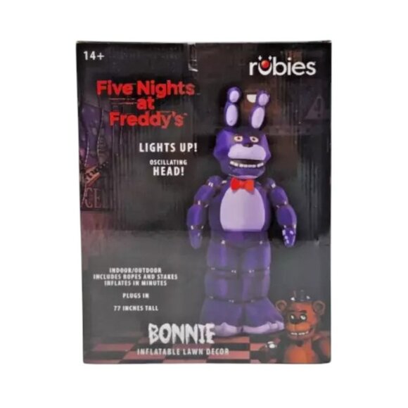 Five Nights at Freddy's Bonnie Inflatable Animated Halloween Prop Animatronic - Picture 4 of 8